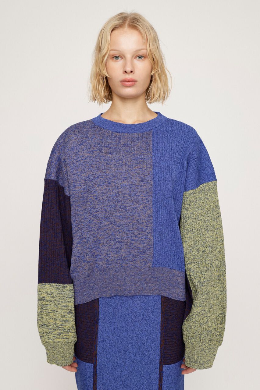 SLY「BLOCKING LIGHT KNIT トップス」|ニット・セーター|