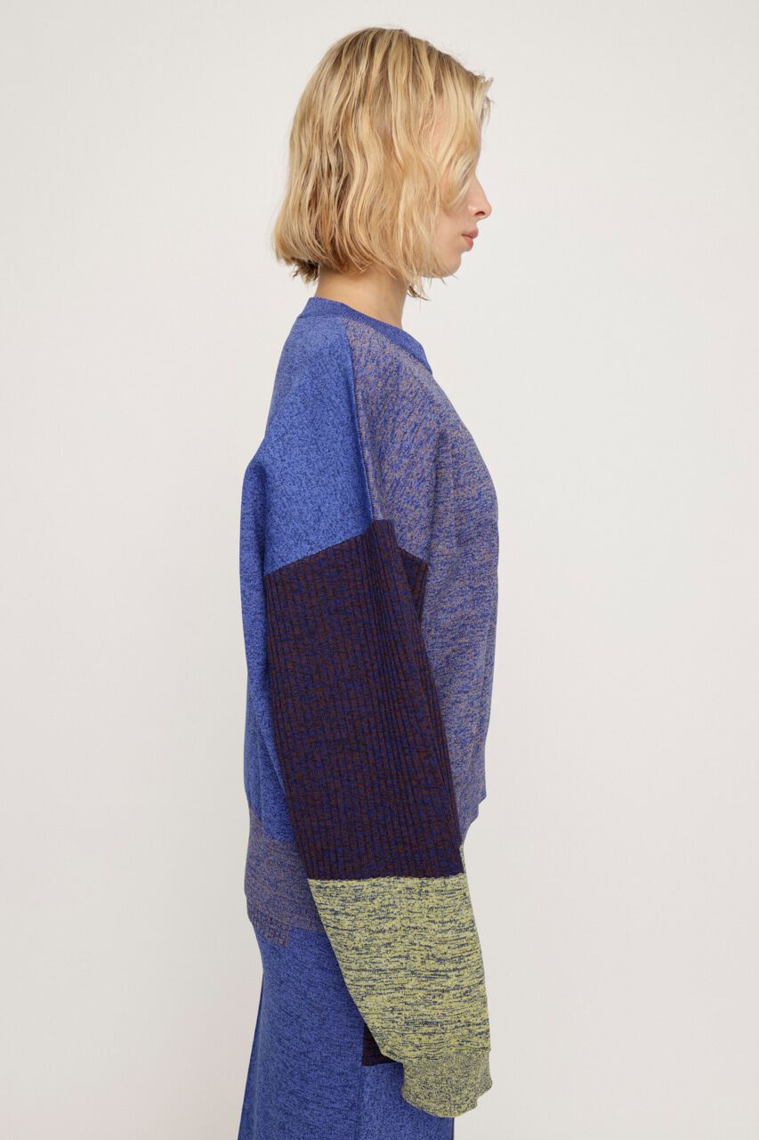 SLY「BLOCKING LIGHT KNIT トップス」|ニット・セーター|