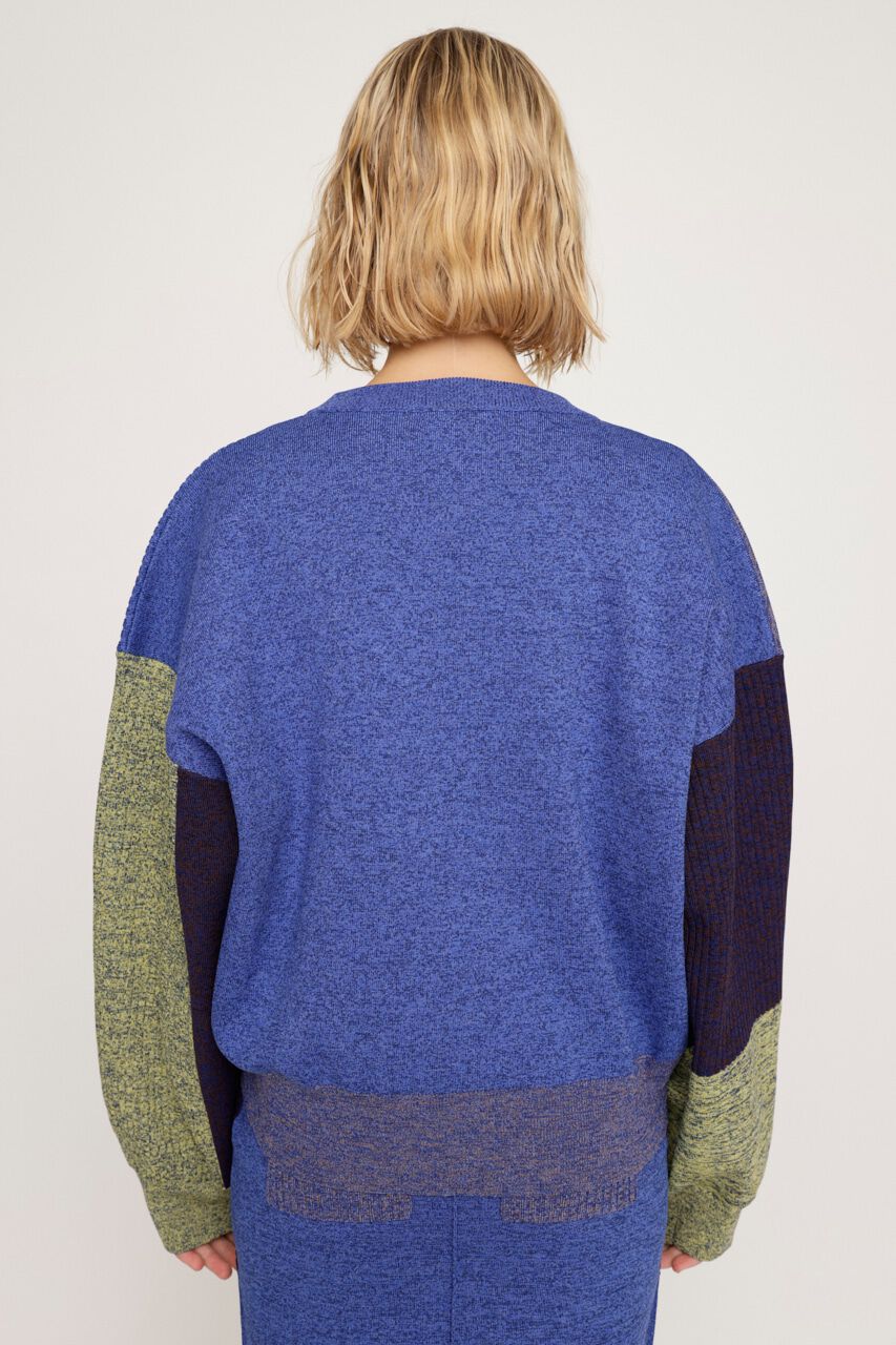 SLY「BLOCKING LIGHT KNIT トップス」|ニット・セーター|