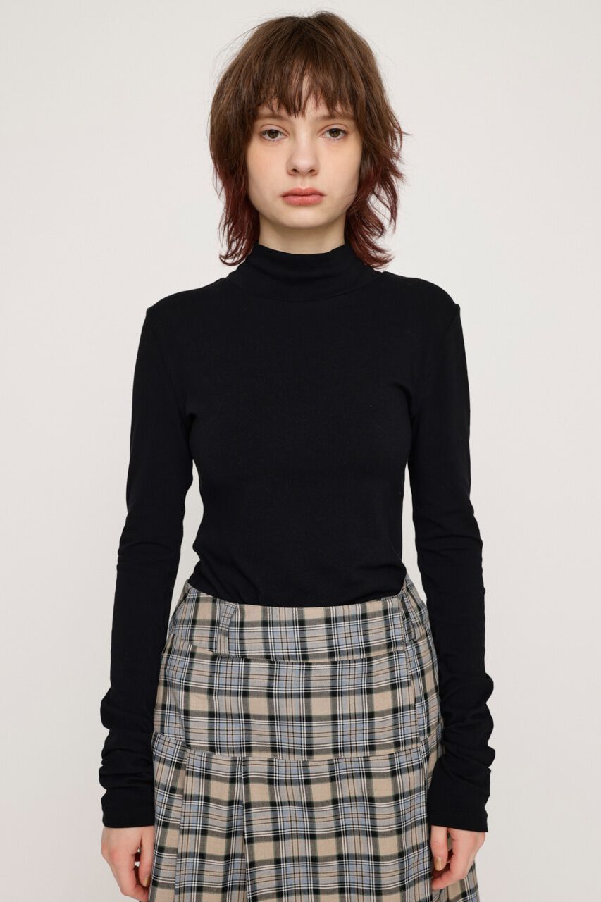 SLY「SMOOTH TOUCH H／N トップス」|Tシャツ・カットソー|BLK