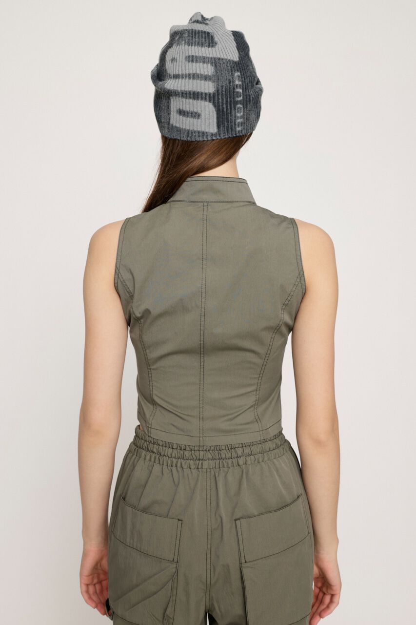 SLY「HIGH NECKED COMPACT ベスト」|タンクトップ|