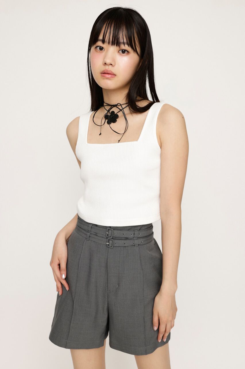 SLY「SQUARE N／C タンクトップ」|タンクトップ|WHT