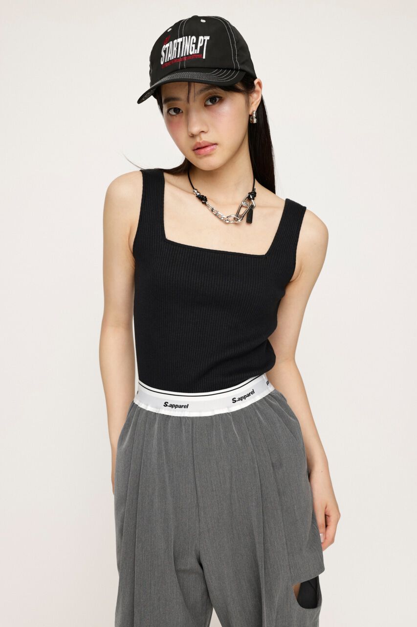 SLY「SQUARE N／C タンクトップ」|タンクトップ|BLK