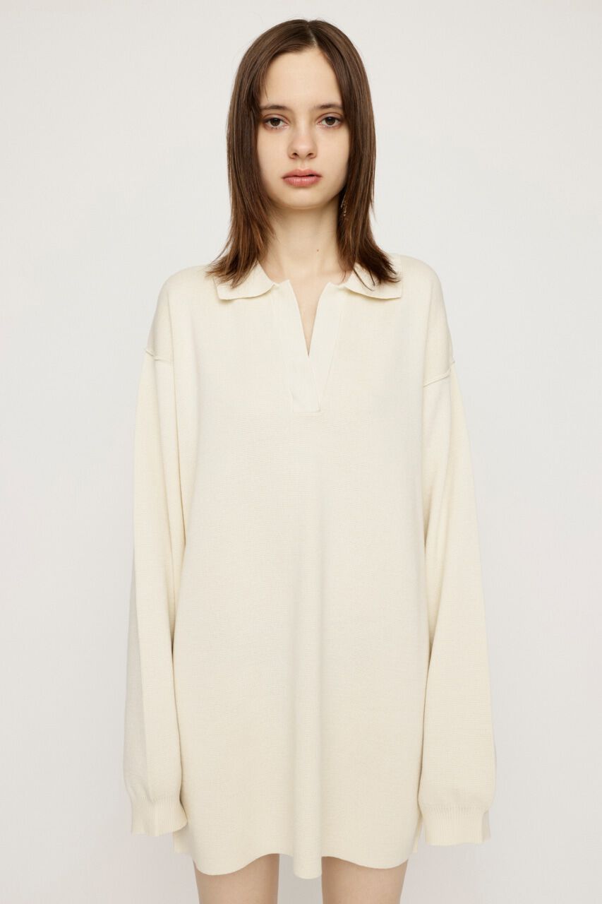 SLY「COLLAR KNIT ショートワンピース」|ワンピース|