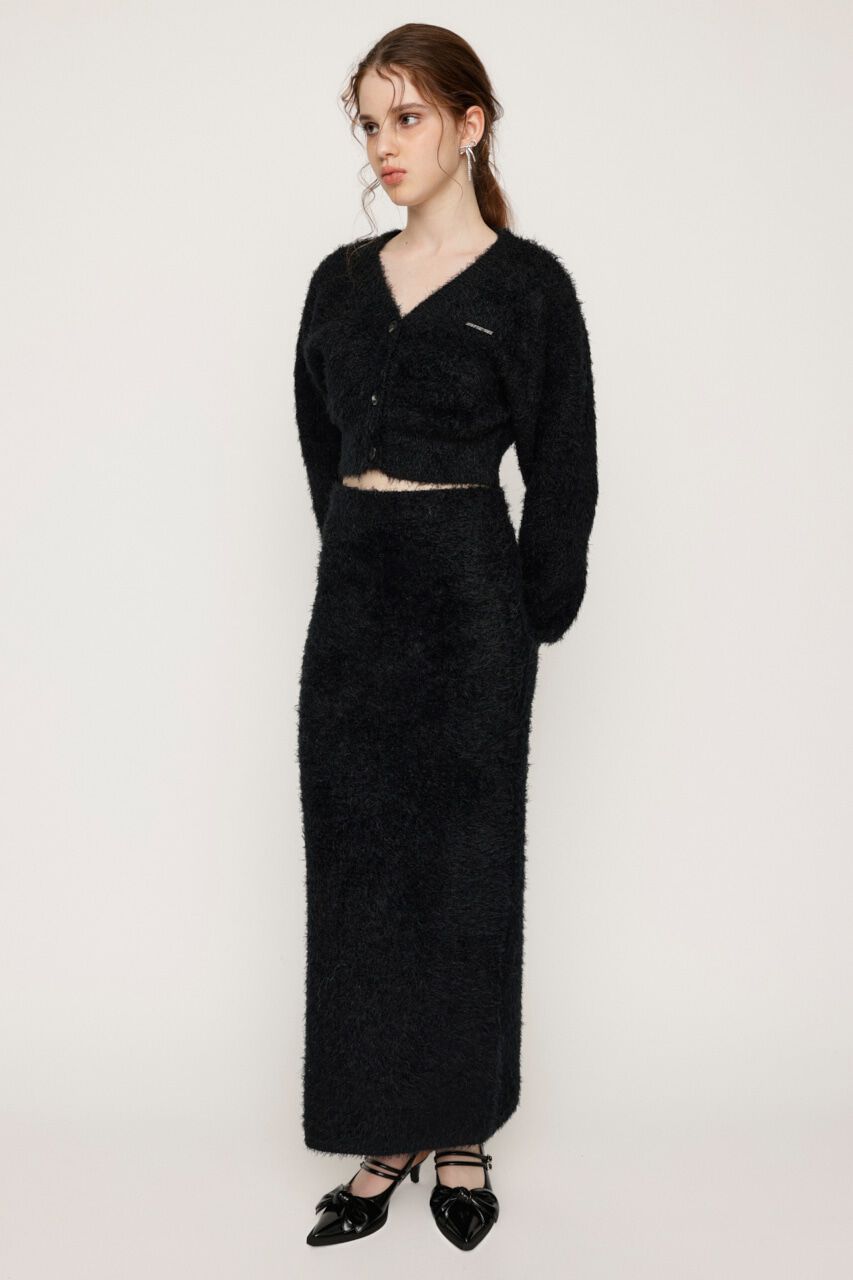 SLY「SHAGGY I LINE スカート」|スカート|BLK