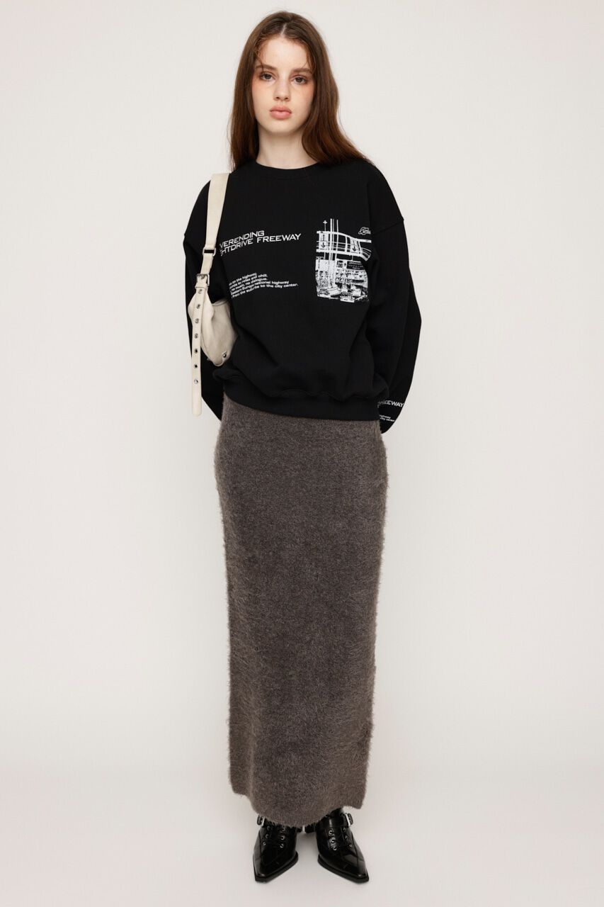 SLY「SHAGGY I LINE スカート」|スカート|