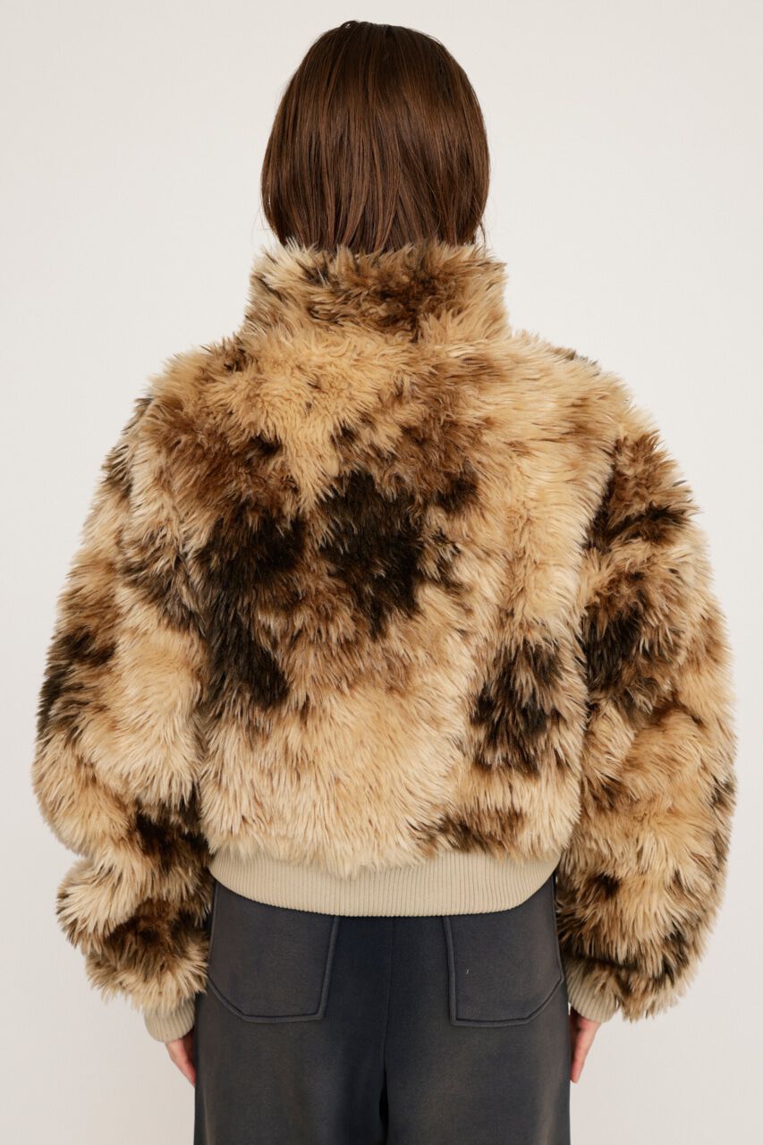 SLY「CURLY BOA CROP ブルゾン」|ブルゾン・スタジャン|