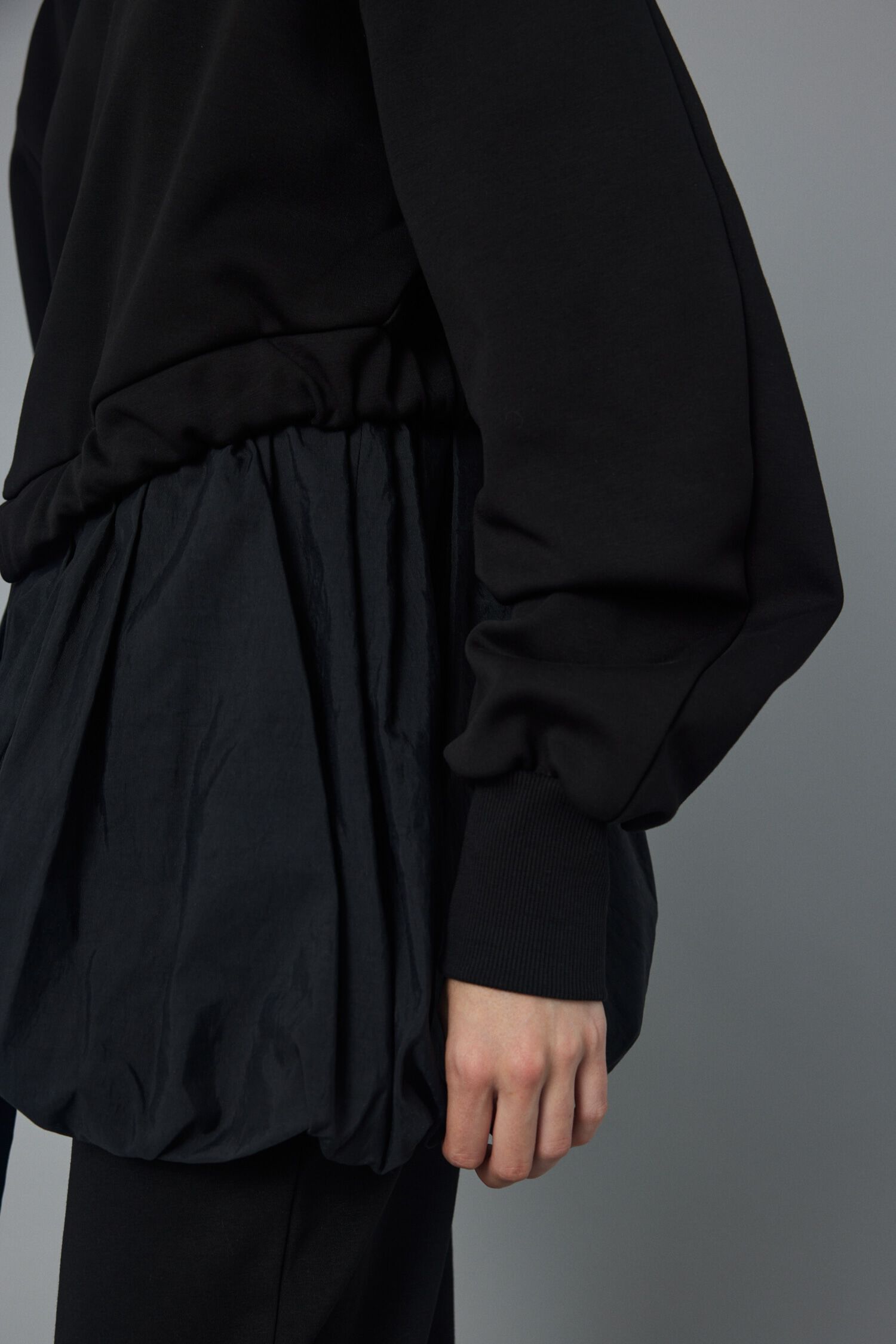 HeRIN.CYE「Balloon hem docking tops」|Tシャツ・カットソー|