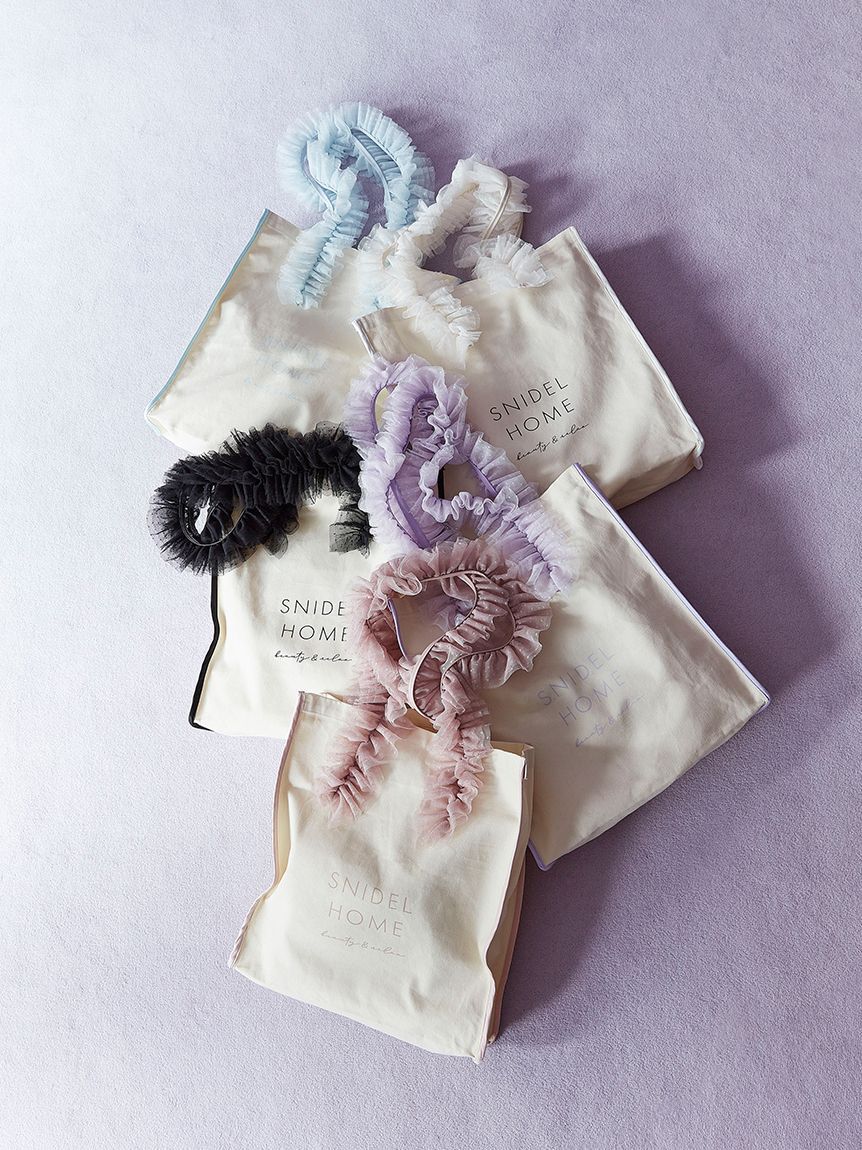 SNIDEL HOME「チュールキャンバスバッグ」|ハンドバッグ|