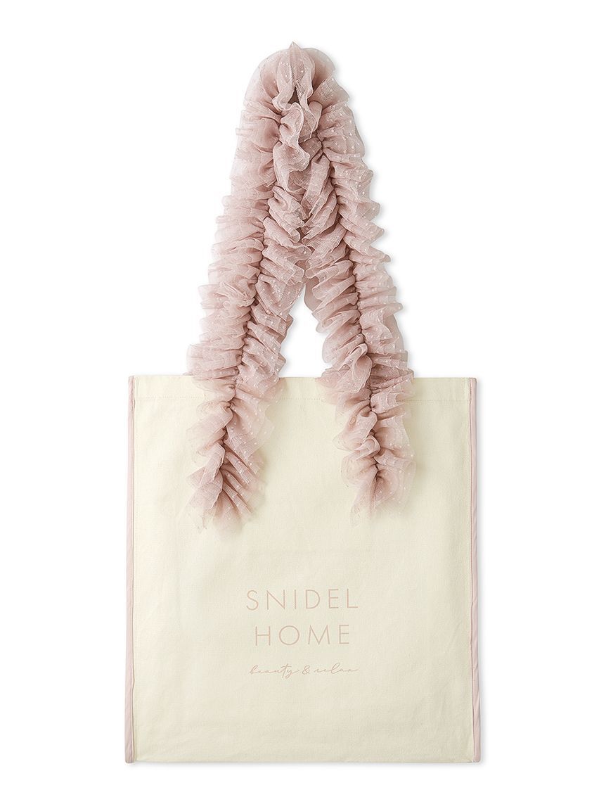 SNIDEL HOME「チュールキャンバスバッグ」|ハンドバッグ|