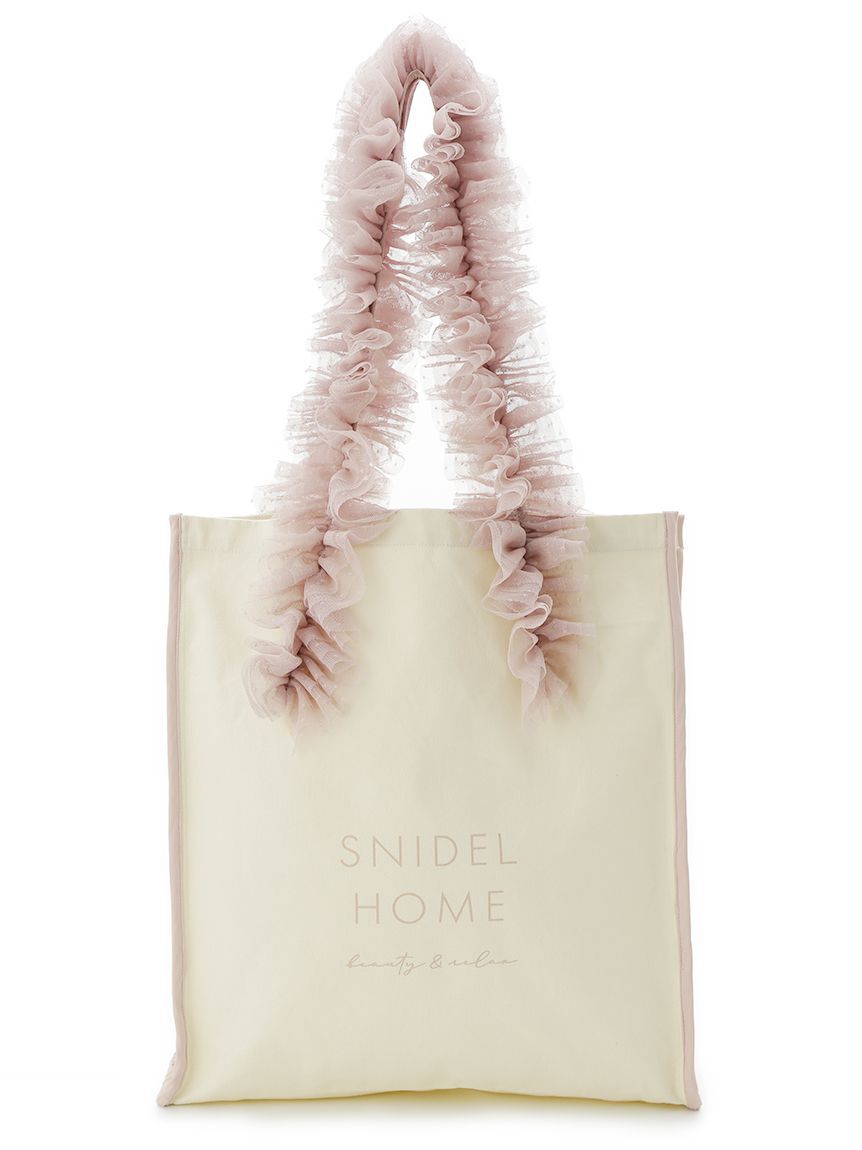 SNIDEL HOME「チュールキャンバスバッグ」|ハンドバッグ|
