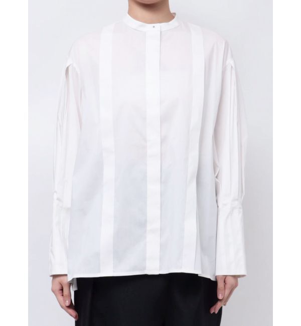 ELENDEEK「TUCK CUFF SHIRT BL」|シャツ・ブラウス|
