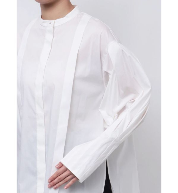 ELENDEEK「TUCK CUFF SHIRT BL」|シャツ・ブラウス|