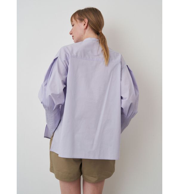 ELENDEEK「TUCK CUFF SHIRT BL」|シャツ・ブラウス|