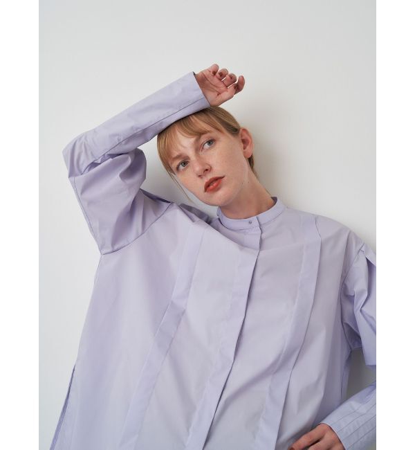 ELENDEEK「TUCK CUFF SHIRT BL」|シャツ・ブラウス|
