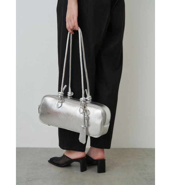 ELENDEEK「CHARM BOSTON BAG」|ボストンバッグ|シルバー