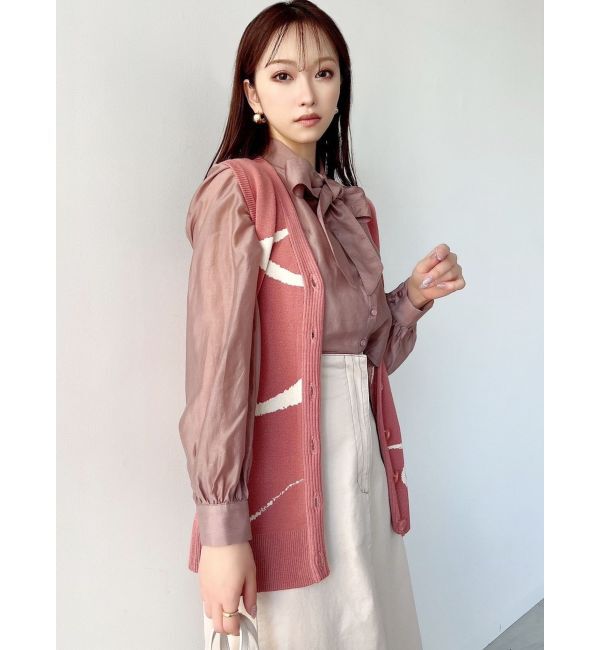 RESEXXY「ニュアンスパターンニットベスト【セットアップ着用可能】」|その他|