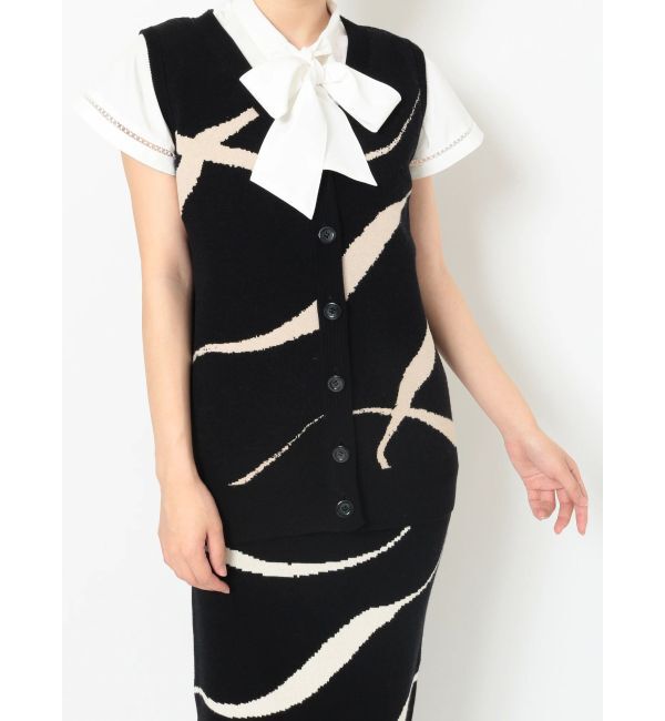 RESEXXY「ニュアンスパターンニットベスト【セットアップ着用可能】」|その他|