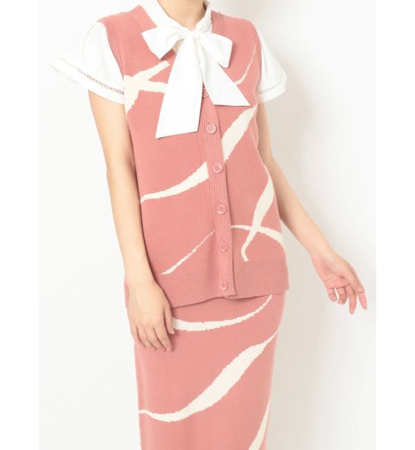 RESEXXY「ニュアンスパターンニットベスト【セットアップ着用可能】」|その他|