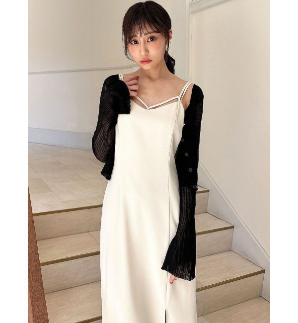 RESEXXY「シアーニットタイトカーディガン【セットアップ着用可能】」|カーディガン|