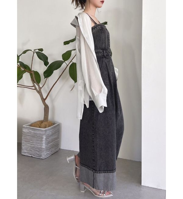 dazzlin「デニムベアロンパース」|ワンピース|