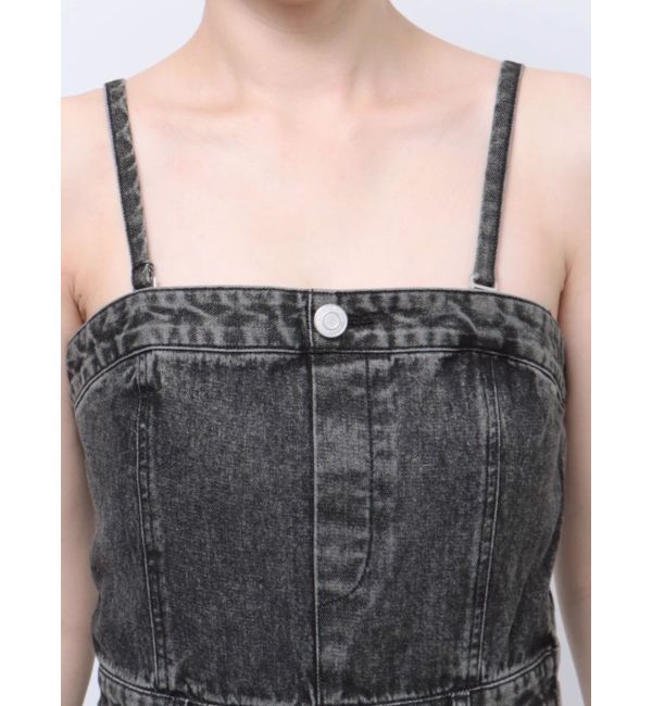dazzlin「デニムベアロンパース」|ワンピース|