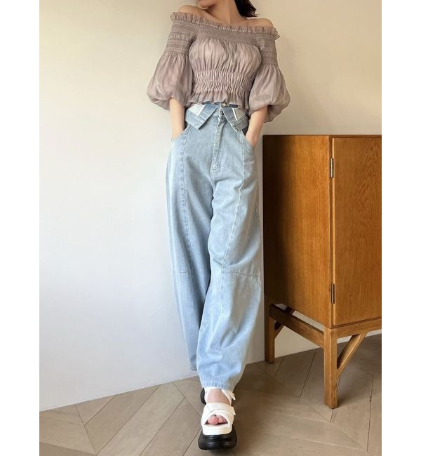 dazzlin「オフショルフェミニックトップス」|シャツ・ブラウス|