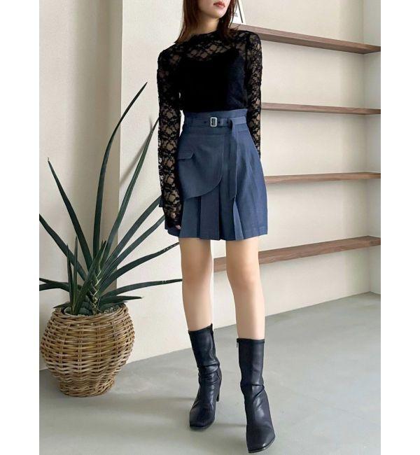 dazzlin「レースコンパクトミニマルトップス」|Tシャツ・カットソー|