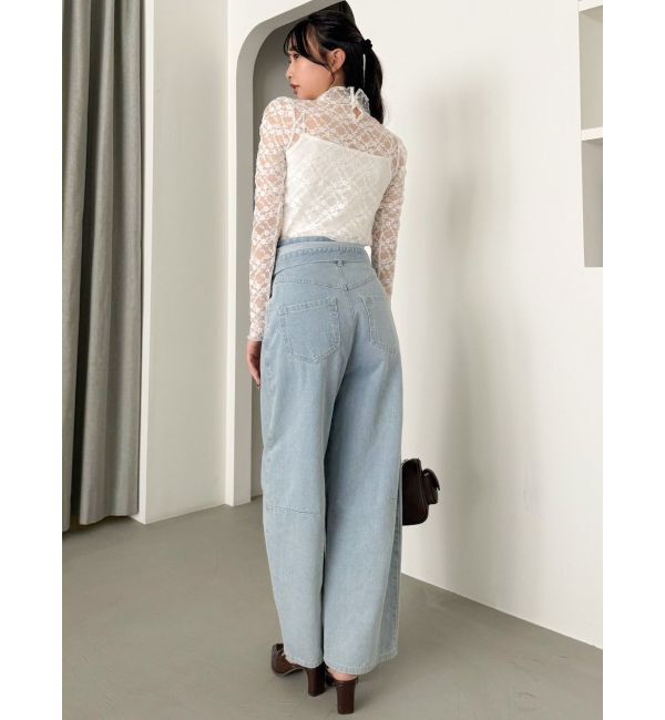 dazzlin「レースコンパクトミニマルトップス」|Tシャツ・カットソー|