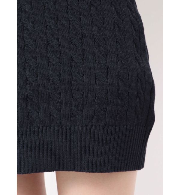 dazzlin「【POLO BCSコラボ/20周年記念復刻！】ケーブルポロニットワンピース」|ワンピース|