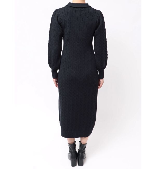 dazzlin「【POLO BCSコラボ/20周年記念復刻！】ケーブルポロニットワンピース」|ワンピース|