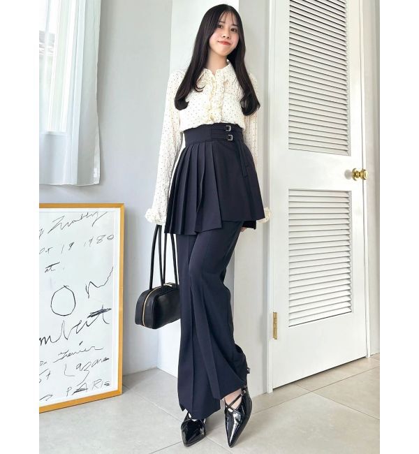 dazzlin「シュリンクフラワーショートシャツ」|シャツ・ブラウス|