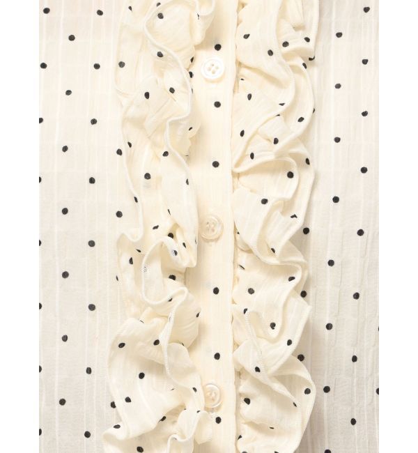 dazzlin「シュリンクフラワーショートシャツ」|シャツ・ブラウス|