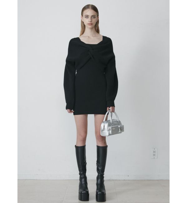 EMODA「2ピースダブルフェイスニットワンピース」|ワンピース|