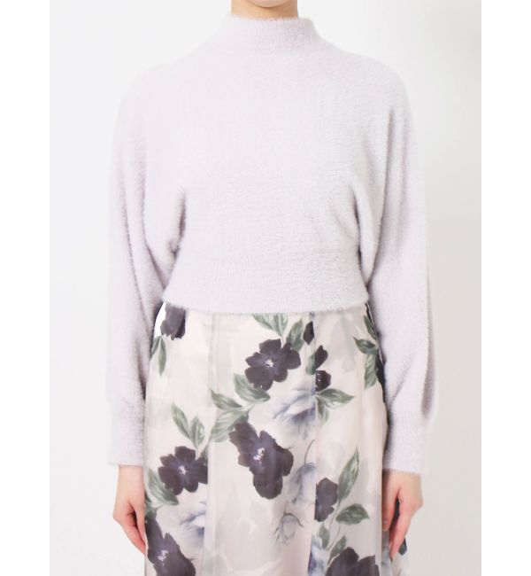 MERCURYDUO「ハイネックミニシャギーコンパクトニット」|ニット・セーター|