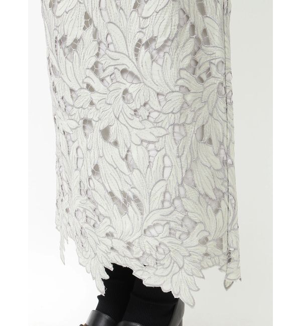 MERCURYDUO「カットワークレースペンシルスカート」|スカート|