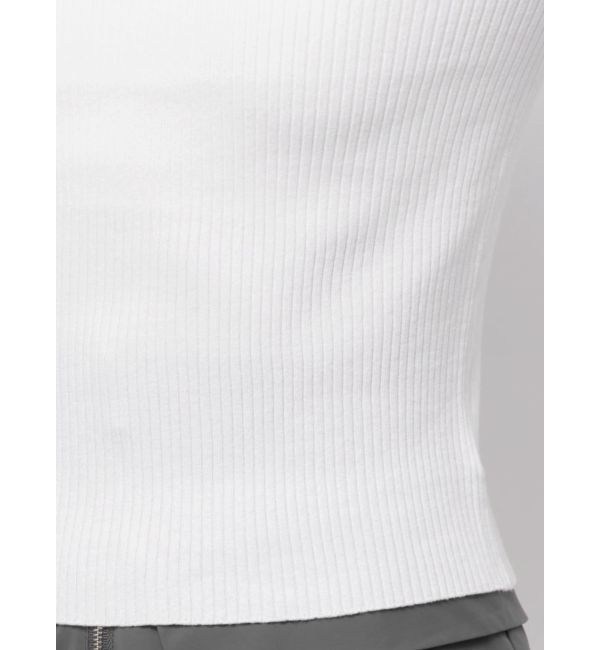 MERCURYDUO「シアー切替フレアスリーブニット」|ニット・セーター|