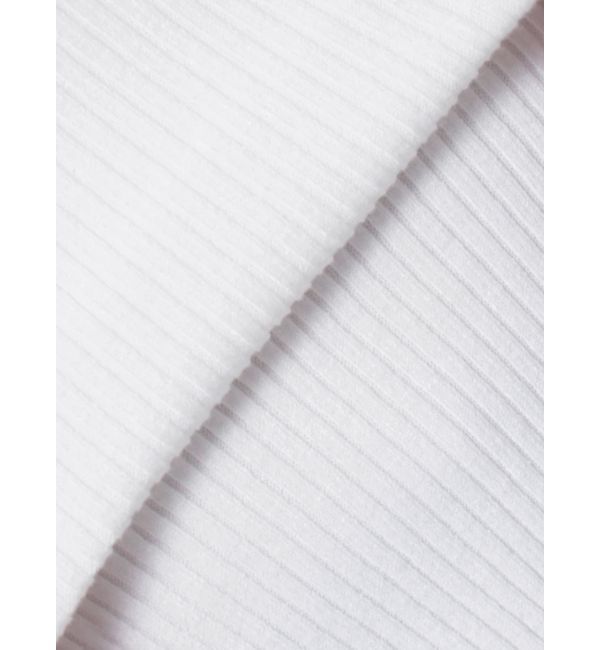 MERCURYDUO「シアー切替フレアスリーブニット」|ニット・セーター|