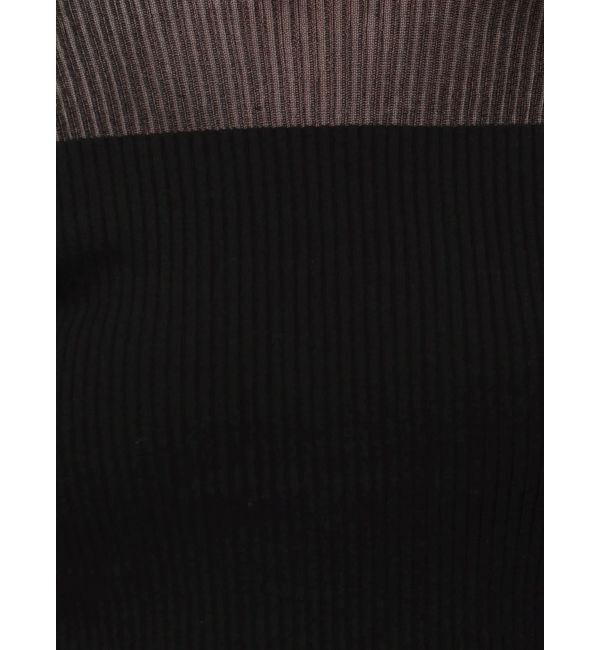 MERCURYDUO「シアー切替フレアスリーブニット」|ニット・セーター|