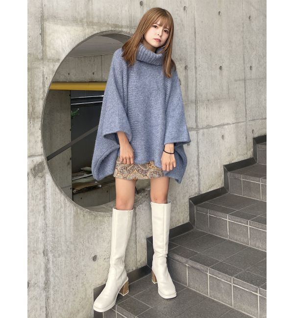 MURUA「ハイネックオーバーシルエットニット【WEB限定】」|ニット・セーター|