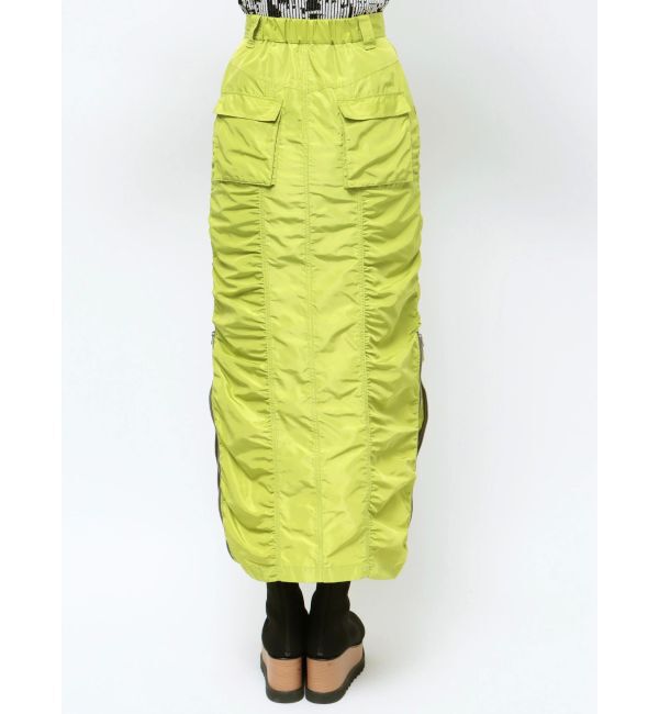 MURUA「シャーリングロングスカート」|スカート|