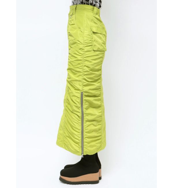 MURUA「シャーリングロングスカート」|スカート|