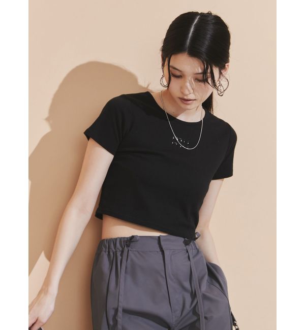 MURUA「クリアmumuクロップトTシャツ」|Tシャツ・カットソー|