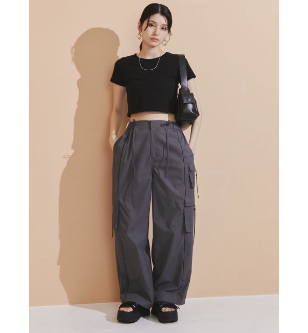 MURUA「クリアmumuクロップトTシャツ」|Tシャツ・カットソー|