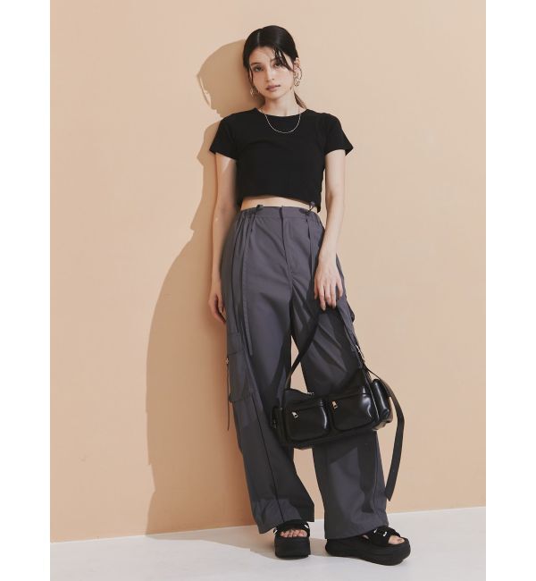 MURUA「クリアmumuクロップトTシャツ」|Tシャツ・カットソー|