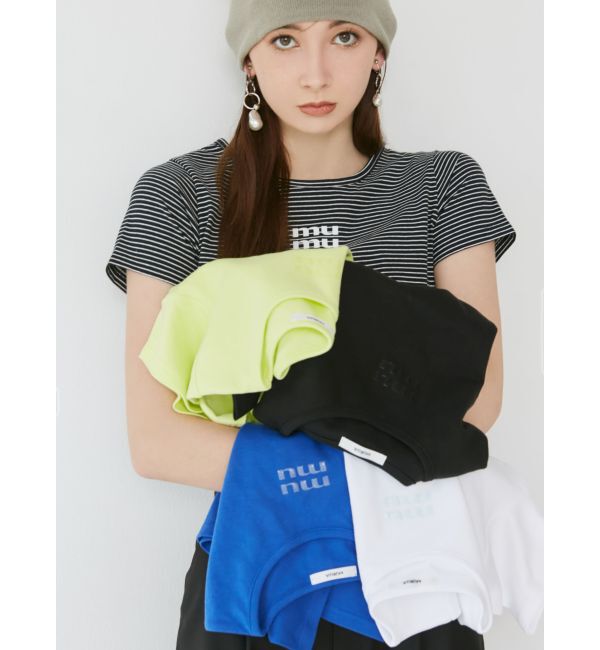 MURUA「クリアmumuクロップトTシャツ」|Tシャツ・カットソー|