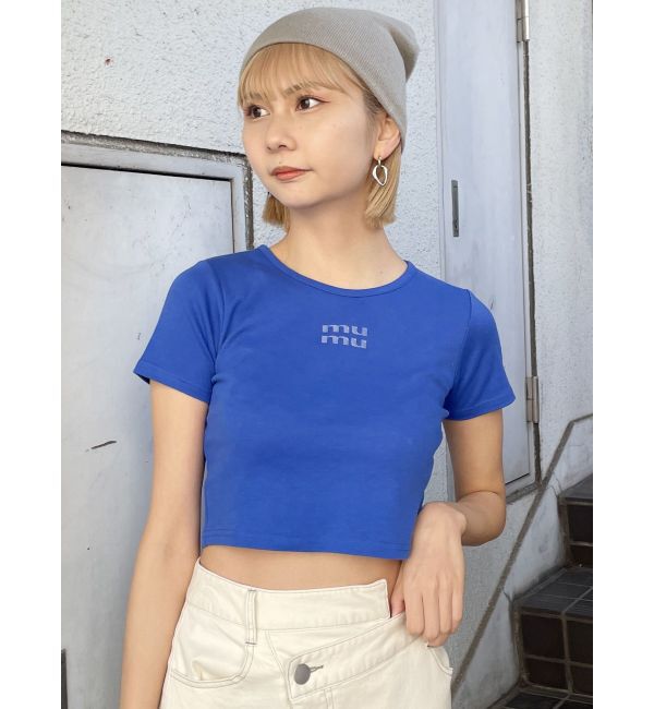 MURUA「クリアmumuクロップトTシャツ」|Tシャツ・カットソー|