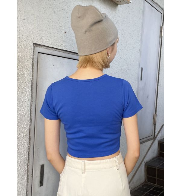 MURUA「クリアmumuクロップトTシャツ」|Tシャツ・カットソー|