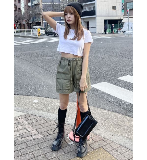 MURUA「クリアmumuクロップトTシャツ」|Tシャツ・カットソー|