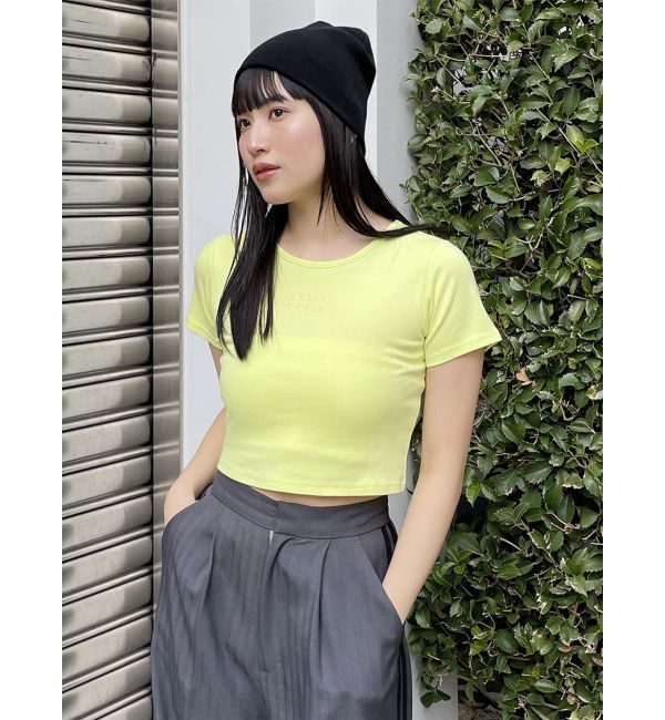 MURUA「クリアmumuクロップトTシャツ」|Tシャツ・カットソー|